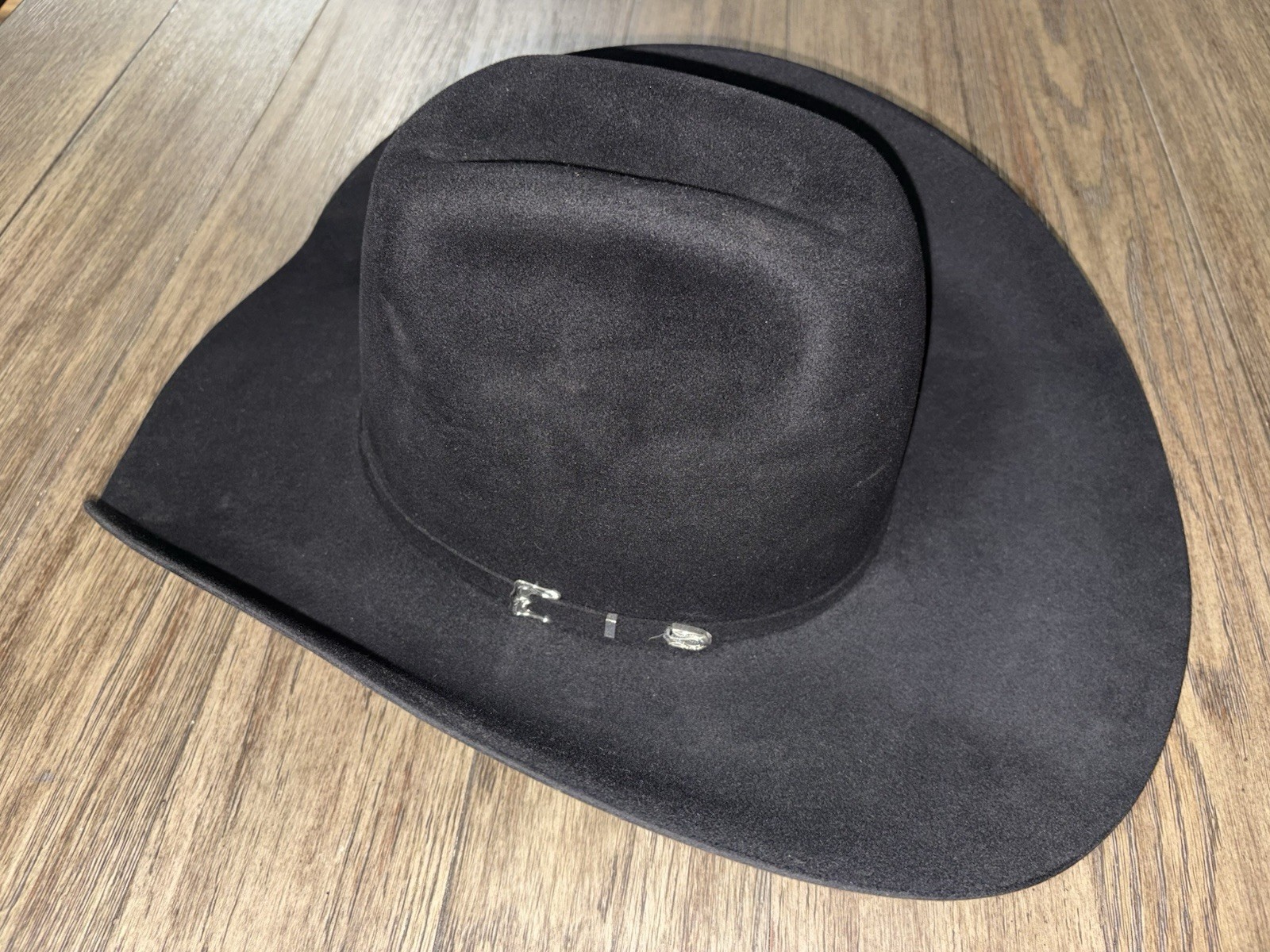Resistol Black Gold 20X Beaver Felt Cowboy Hat Size 7 5/8