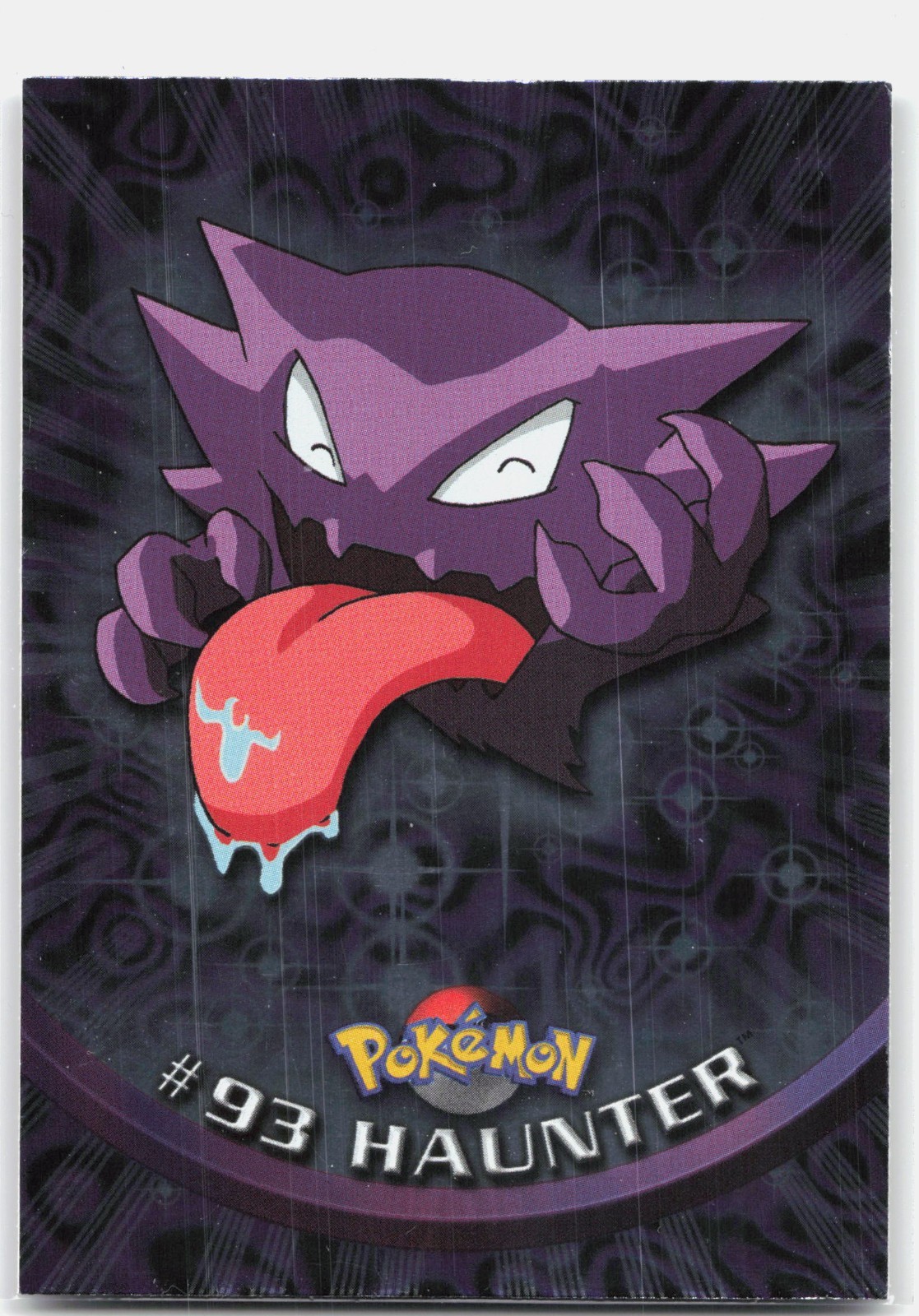 Pokemon Topps Haunter #93 Silver Foil Blue Logo LP Pokemon Topps Haunter #93 Silver Foil Blue Logo LP