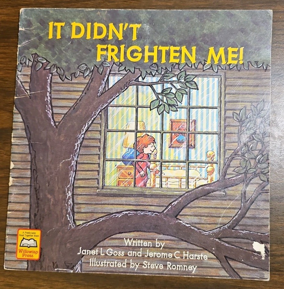 It Didn\'t Frighten Me Goss/Harste/Romney Children\'s Book Paperback Illustrated It Didn\'t Frighten Me Goss/Harste/Romney Children\'s Book Paperback Illustrated