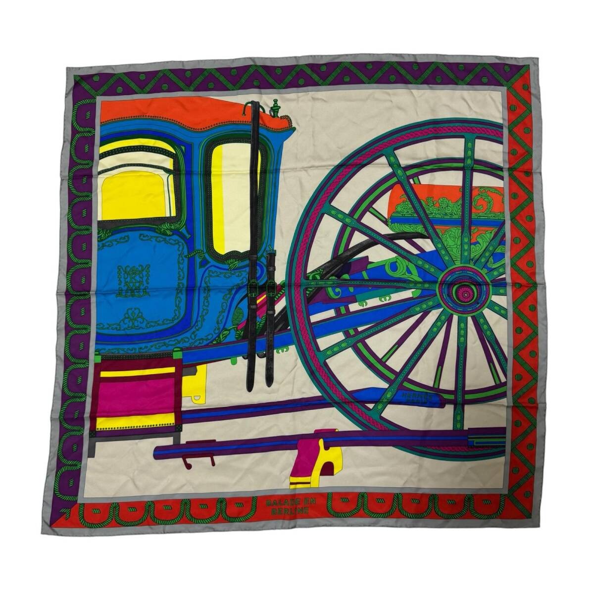 Hermes Carr 90 Balade en Berline Riding in a Berlin Carriage Ladies