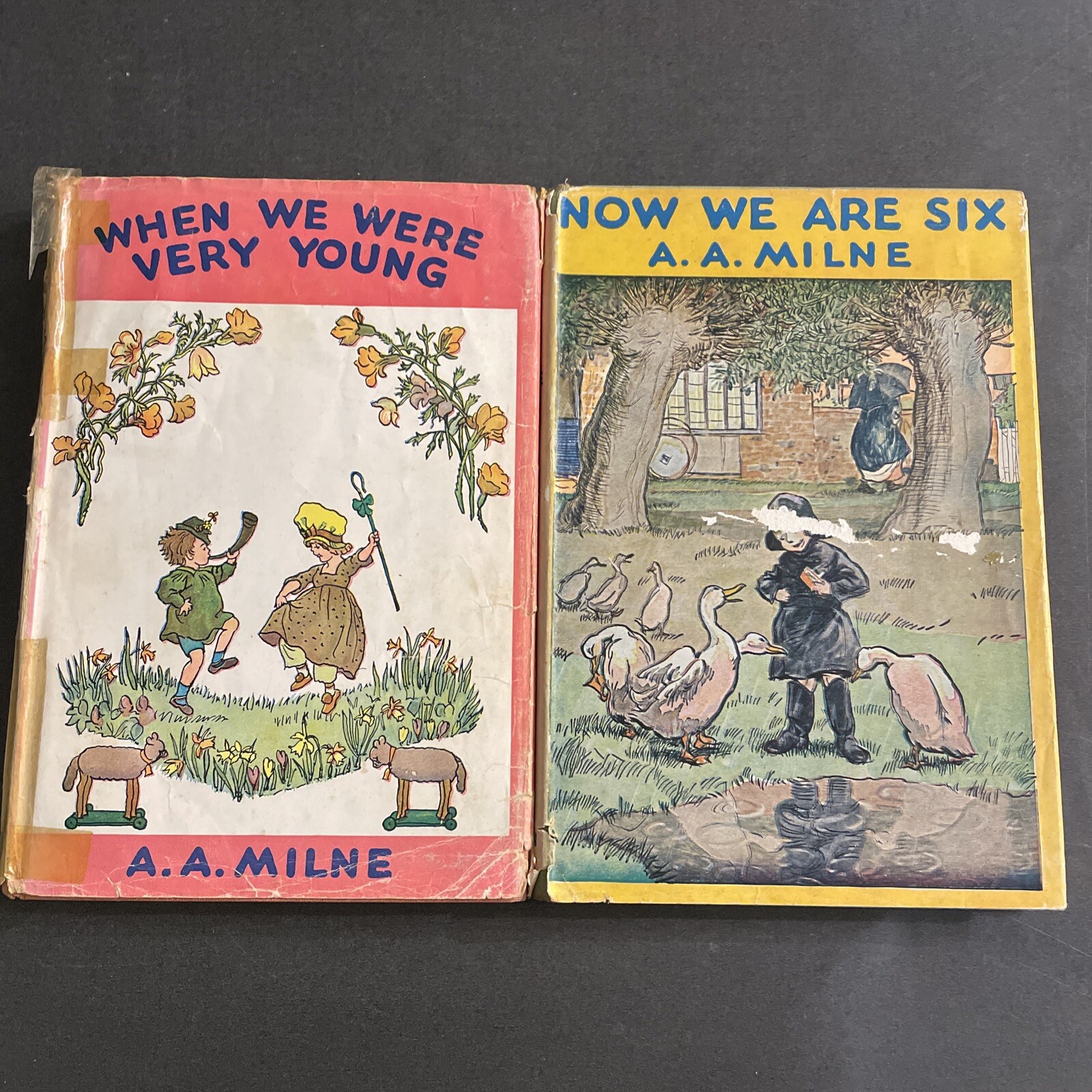 Vintage Children’s Literature: A. A. Milne Lot of 2 1955,56 Edition