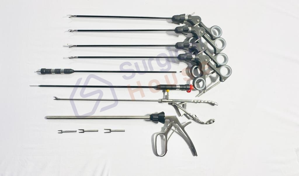 Laparoscopic 5mmx330mm Laparoscopy Endoscopy Instruments Set of 8
