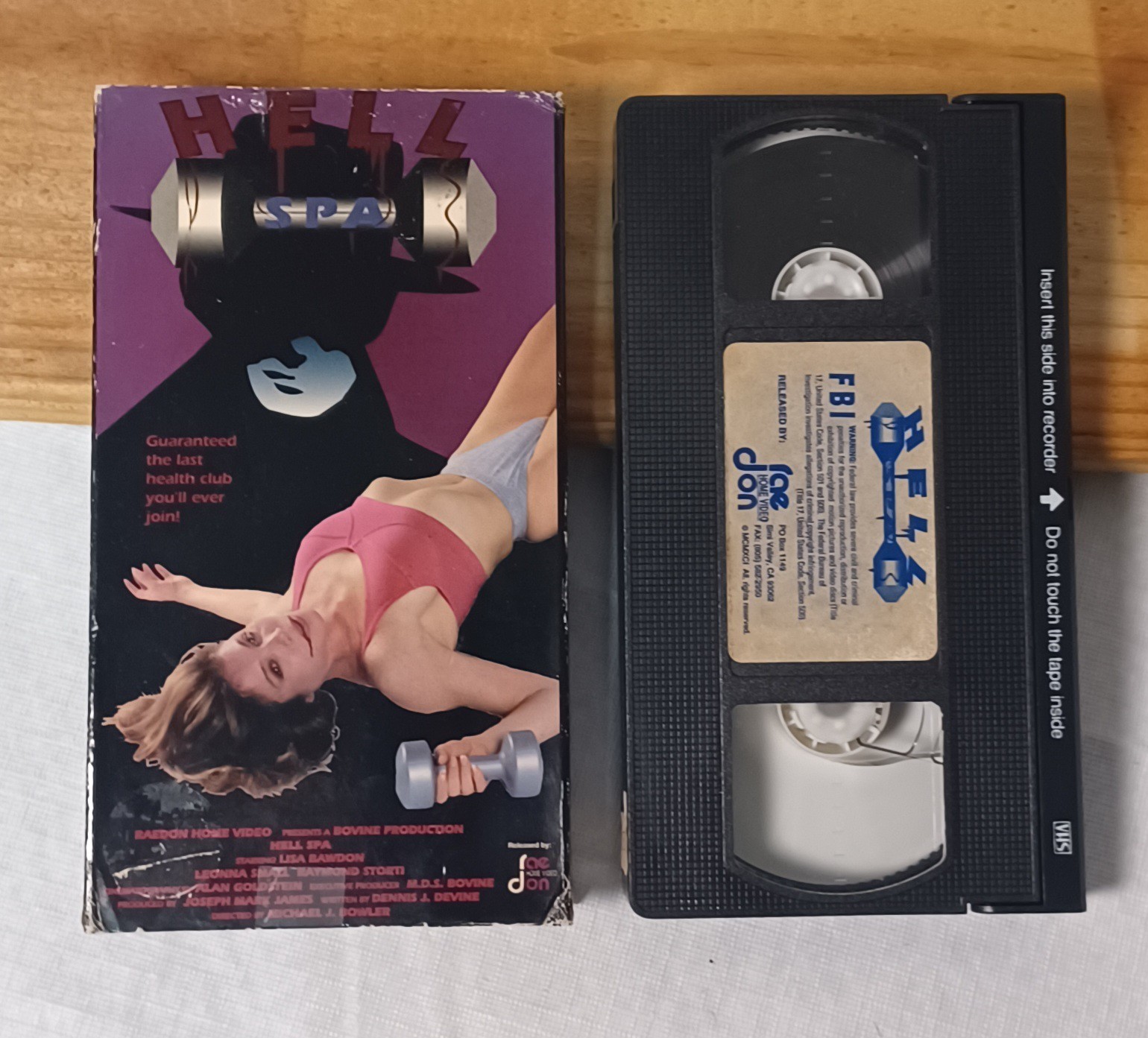 Hell Spa VHS Horror HTF Shot on Video Rare 1992 SOV Hell Spa VHS Horror HTF Shot on Video Rare 1992 SOV