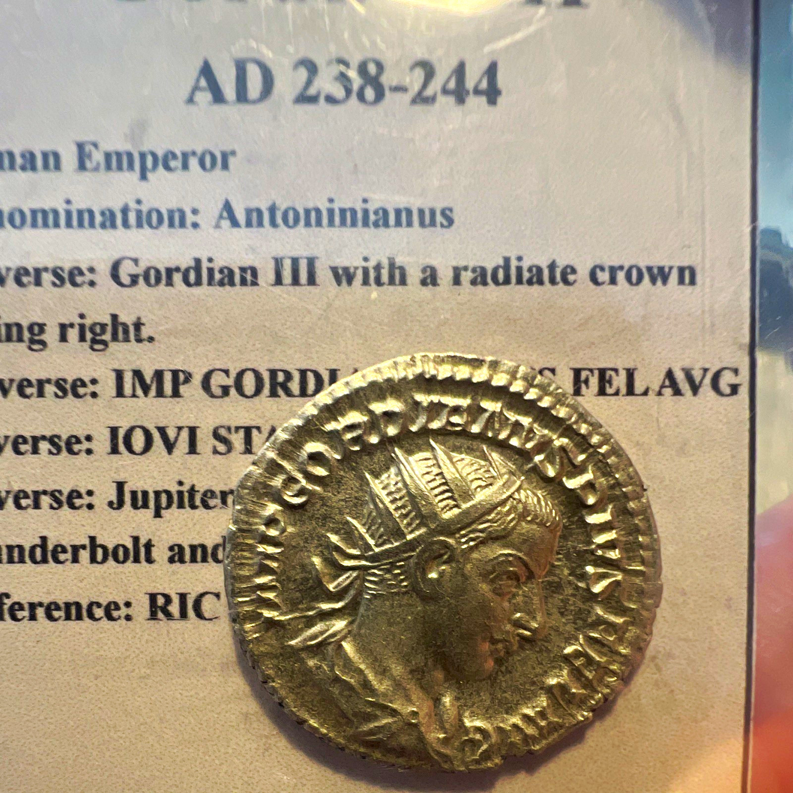 Gordian III Silver Antoninianus AD 238-244 Ancient Roman Imperial RIC IV.3 212 Gordian III Silver Antoninianus AD 238-244 Ancient Roman Imperial RIC IV.3 212