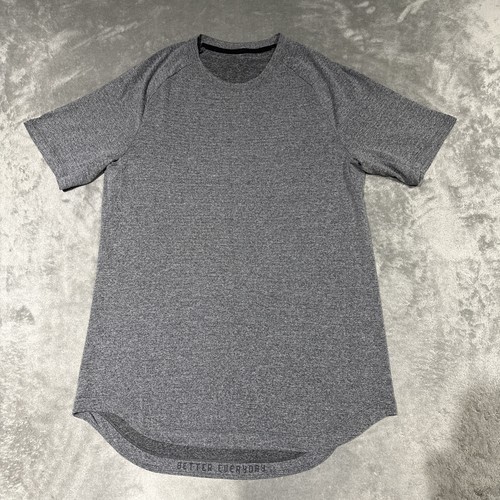 Lululemon Shirt Mens Medium License To Train Grey Short Sleeve Lululemon Shirt Mens Medium License To Train Grey Short Sleeve