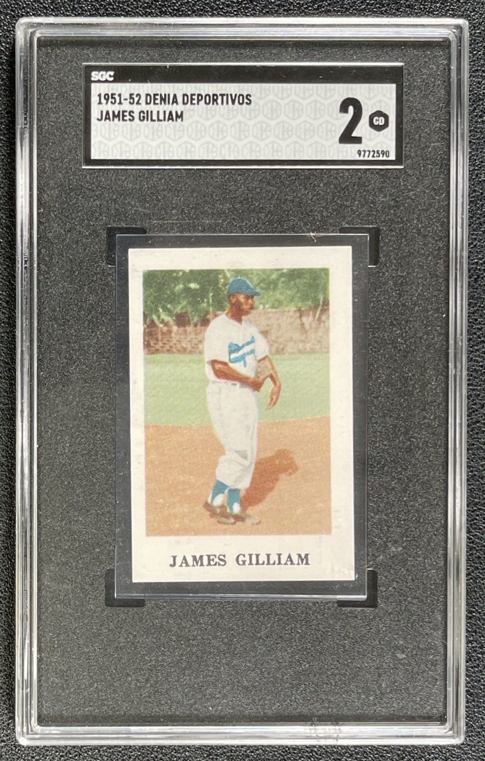 JIM GILLIAM SGC 2 1951-52 DENIA DEPORTIVOS ROOKIE RC 2590
