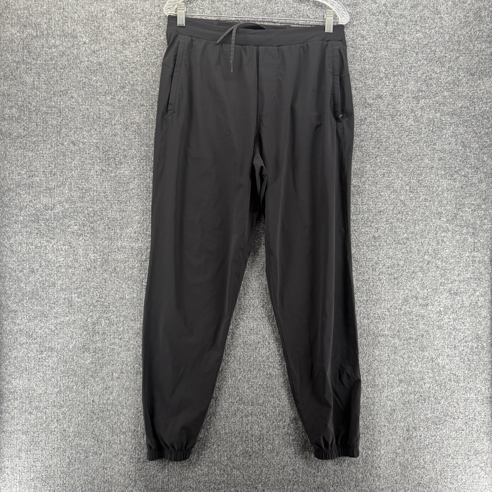 Lululemon Joggers Pant Mens L Black Surge Pull On Tapered Performance Athleisure Lululemon Joggers Pant Mens L Black Surge Pull On Tapered Performance Athleisure