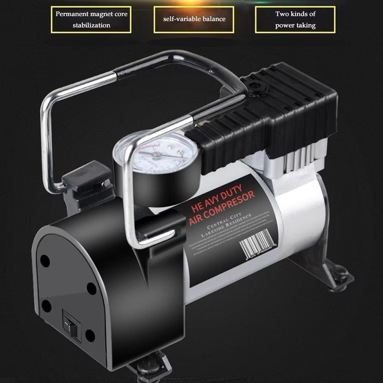 965KPA Heavy Duty 12V Portable Car Tyre Air Compressor Pump Inflator / Deflator 965KPA Heavy Duty 12V Portable Car Tyre Air Compressor Pump Inflator / Deflator