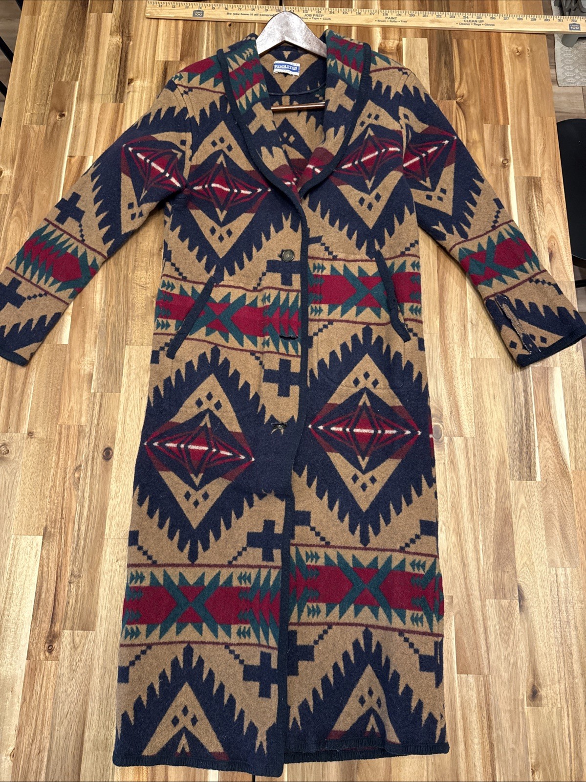 Pendleton Knockabouts Women’s 100% Wool Coat Boho Southwestern Pendleton Knockabouts Women’s 100% Wool Coat Boho Southwestern