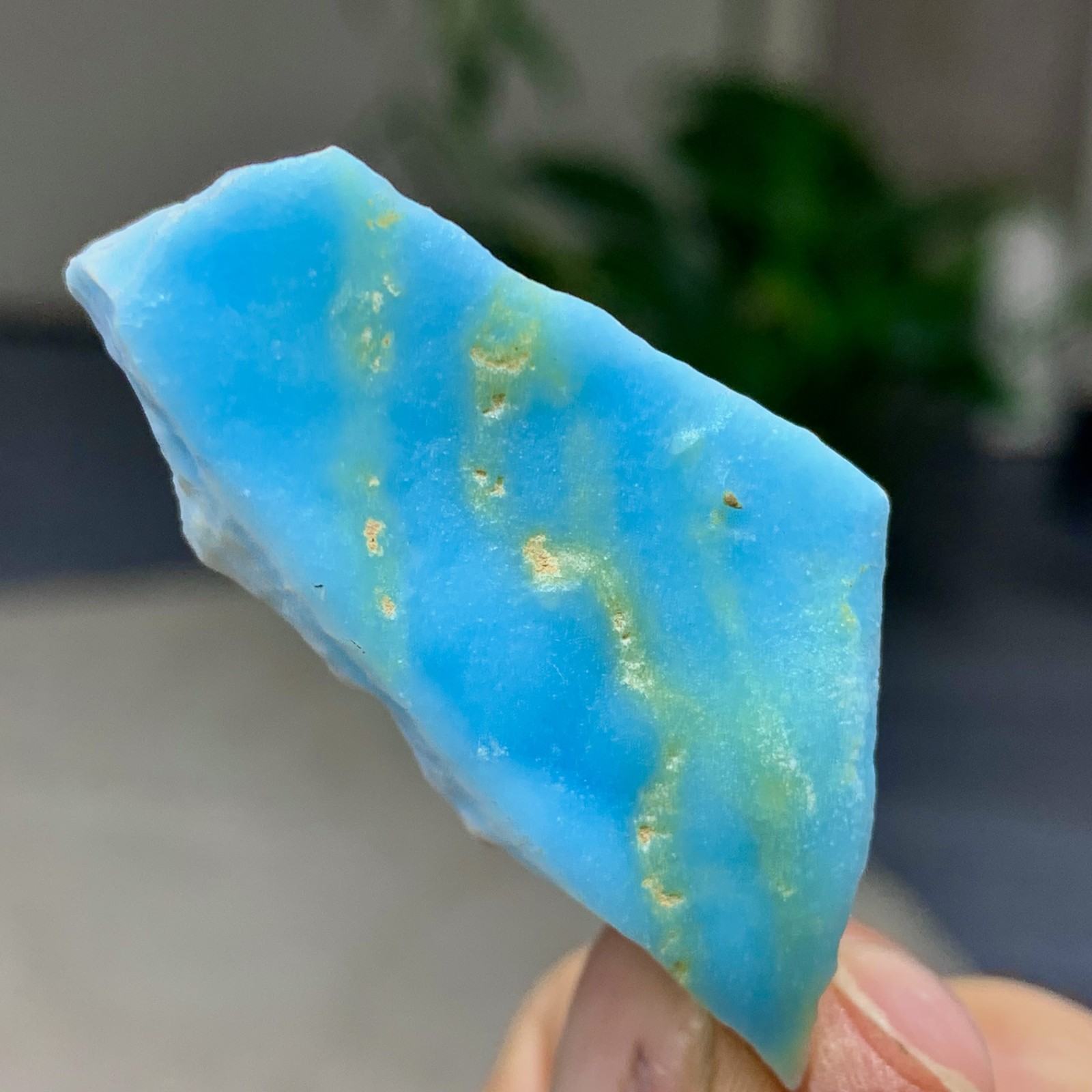 13G Natural larimar/hemimorphite Gorgeous rough raw Crystal Mineral Specimen
