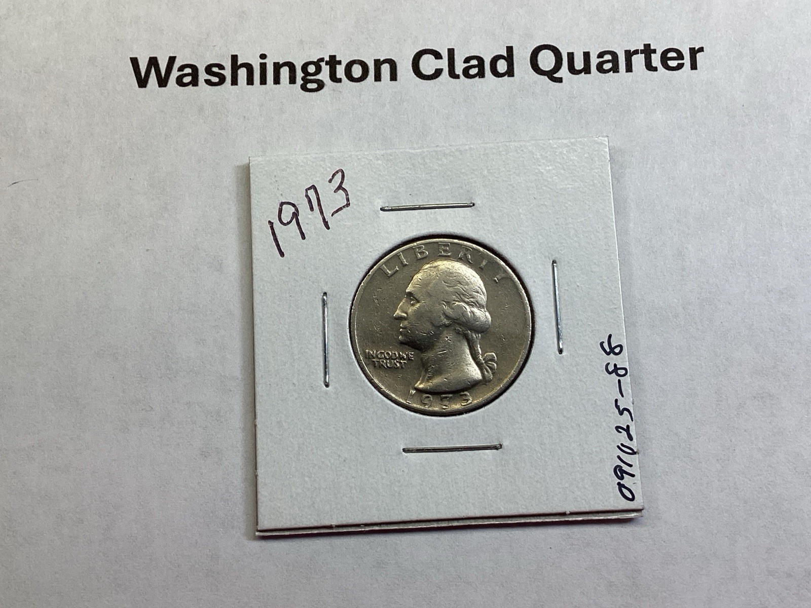 1973 Washington Quarter in Fine Condition from Philadelphia Mint 091025 88r