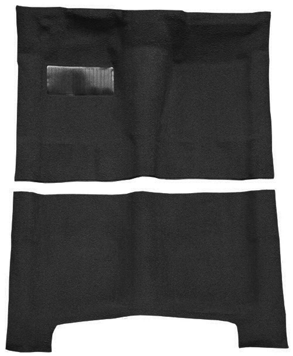 New 1965 - 1969 Chevrolet Belair Carpet Set Black Molded w/ backing & Heel Pad New 1965 - 1969 Chevrolet Belair Carpet Set Black Molded w/ backing & Heel Pad