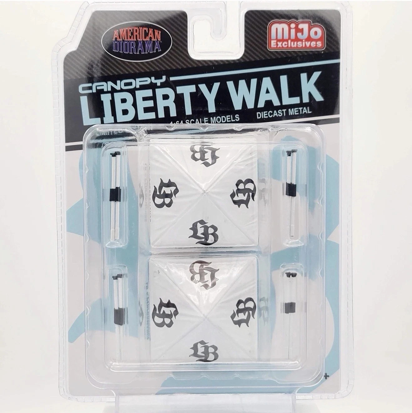 American Diorama - Liberty Walk Canopy Tent Set of 2 1:64 (2024 MiJo Exclusives) American Diorama - Liberty Walk Canopy Tent Set of 2 1:64 (2024 MiJo Exclusives)
