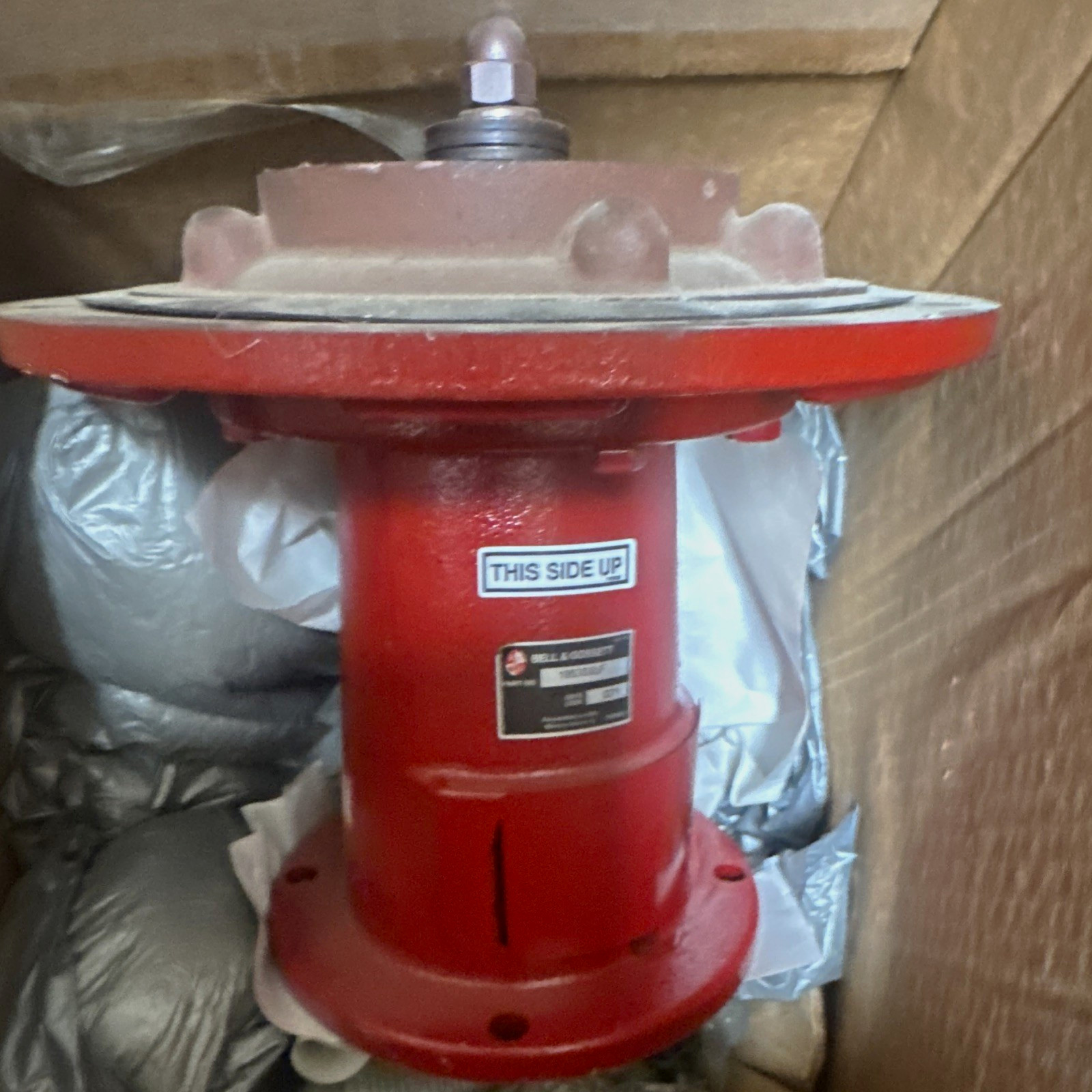 Bell & Gossett Industrial Red Flanged Pump Part No. 185333LF Model 185333LF Bell & Gossett Industrial Red Flanged Pump Part No. 185333LF Model 185333LF