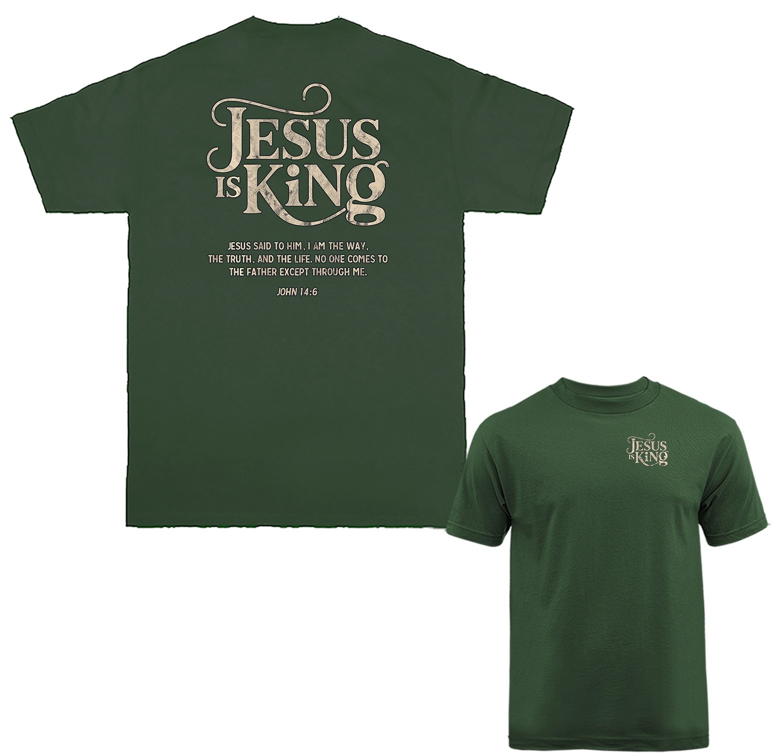 Jesus Is King John 14:6 Christian Faith Cross Religious T-shirt Jesus Is King John 14:6 Christian Faith Cross Religious T-shirt