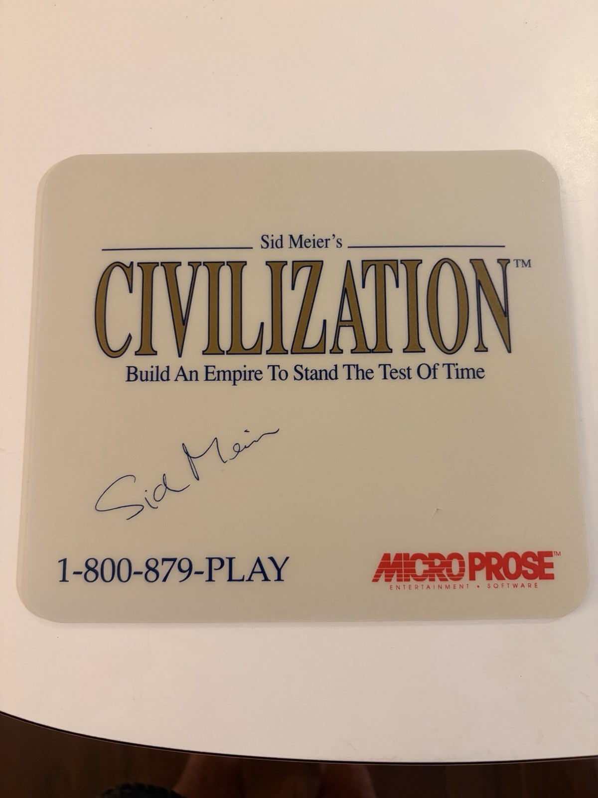 *RARE* MicroProse Sid Meier’s Civilization Promotional Vintage Mouse Pad