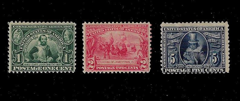 US Scott 328-30 Mint NH / H Fine - Very Fine SCV $257.50 US Scott 328-30 Mint NH / H Fine - Very Fine SCV $257.50