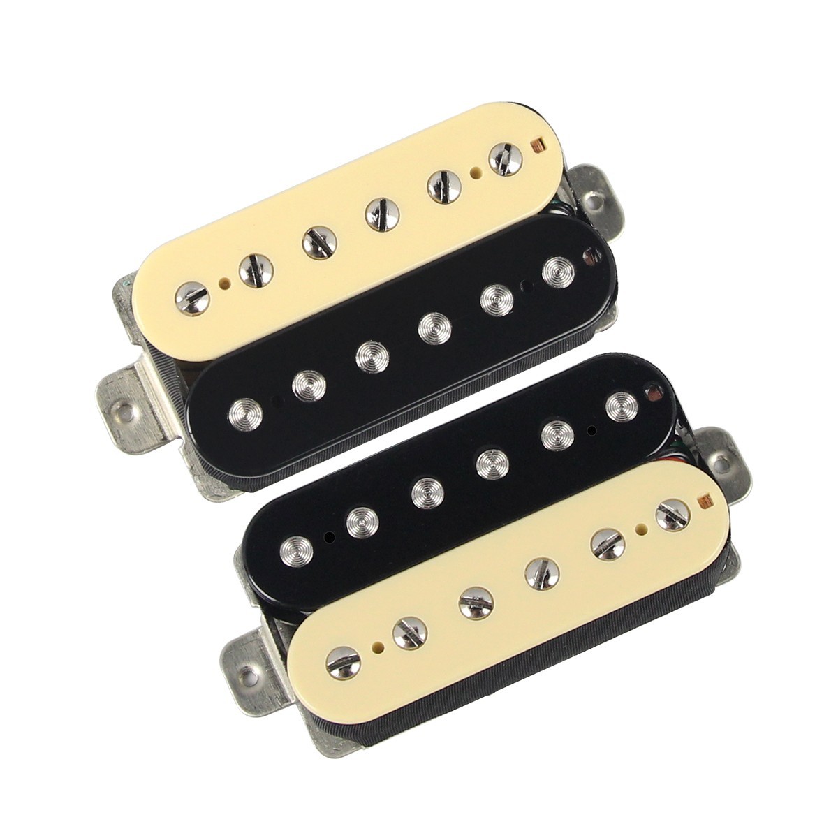 FLEOR Alnico 2 Humbucker Electric Guitar Pickup Neck 7-8K+Bridge 8-9K Set Zebra FLEOR Alnico 2 Humbucker Electric Guitar Pickup Neck 7-8K+Bridge 8-9K Set Zebra