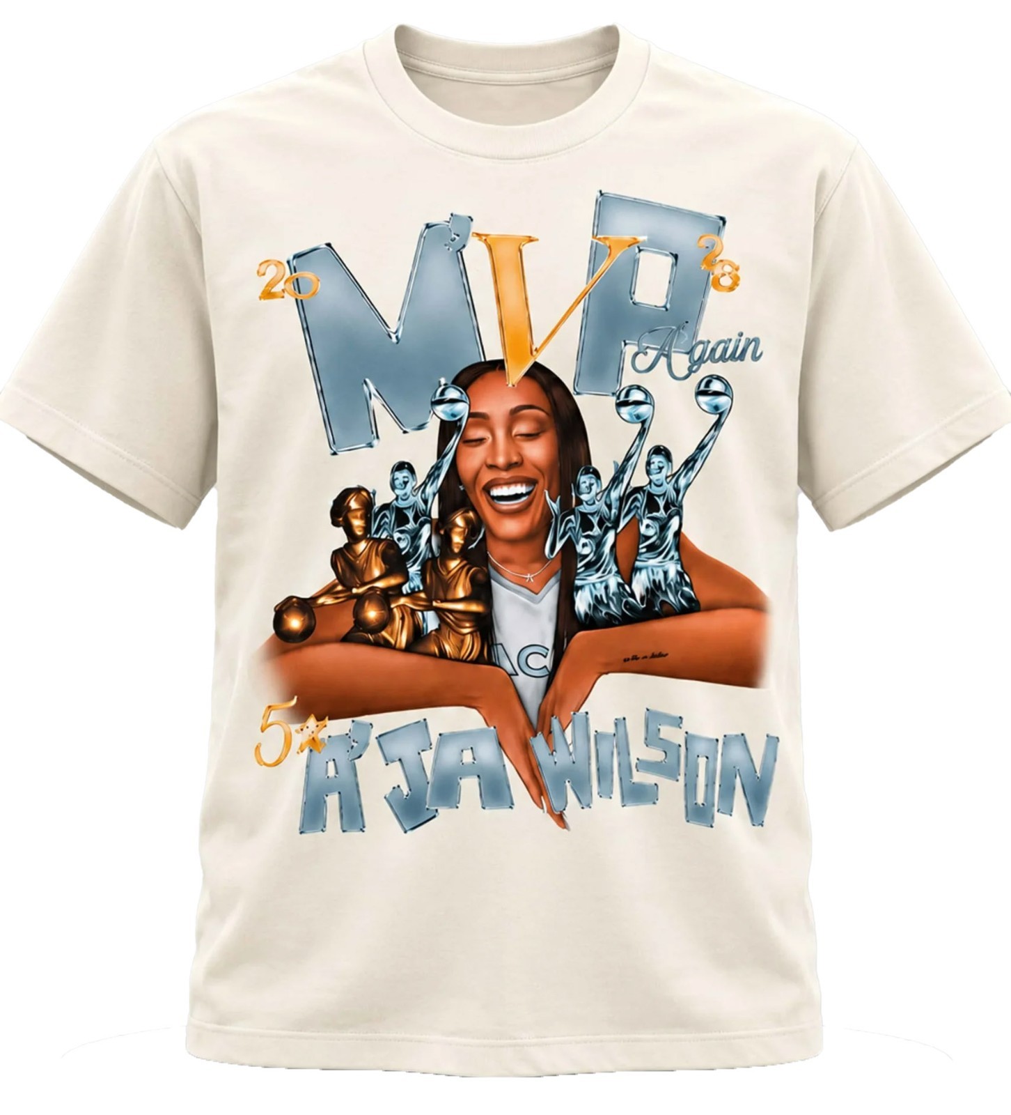 2026 A’ja Wilson 5x MVP Aces Playoffs Shirt Basketball Fan Tee 2026 A’ja Wilson 5x MVP Aces Playoffs Shirt Basketball Fan Tee