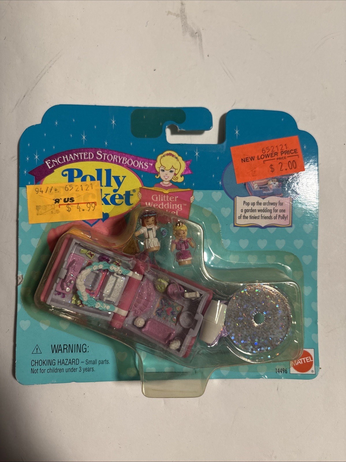 Polly Pocket Enchanted Storybooks Glitter Wedding Locket New Sealed 1996 Polly Pocket Enchanted Storybooks Glitter Wedding Locket New Sealed 1996