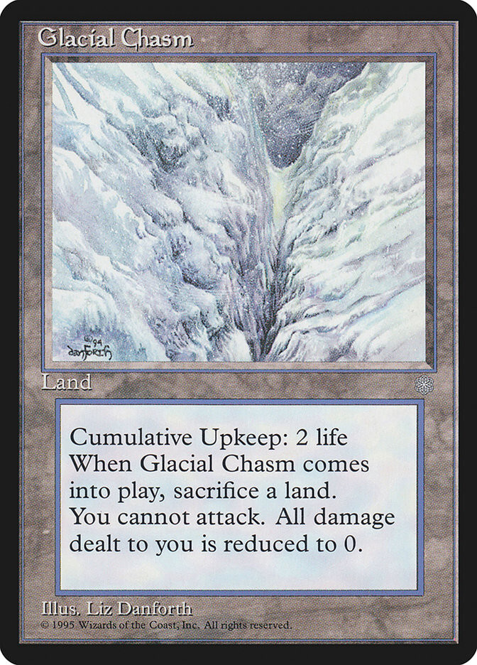 MTG Glacial Chasm  - Ice Age #353