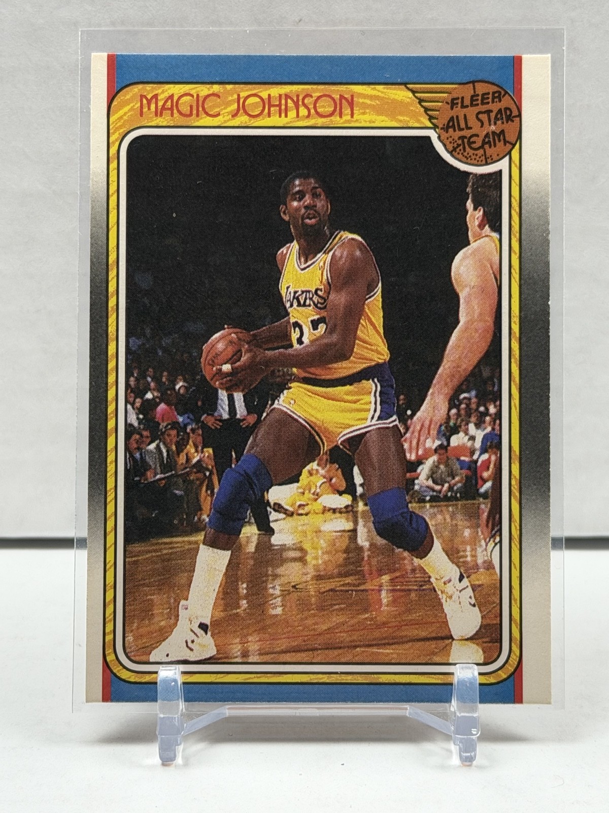 1988-89 Fleer - Fleer All Star Team Magic Johnson #123 1988-89 Fleer - Fleer All Star Team Magic Johnson #123
