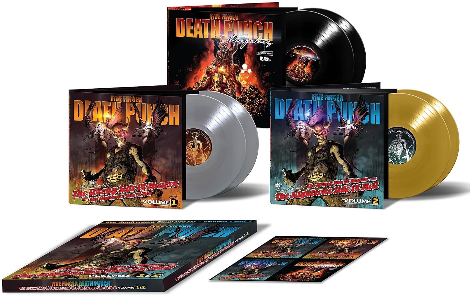 The Wrong Side of Heaven Volume 1 + 2 Box Set by Five Finger Death Punch... The Wrong Side of Heaven Volume 1 + 2 Box Set by Five Finger Death Punch...