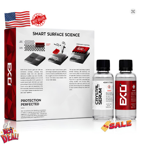 Gtechniq Crystal Serum Light + EXO V5 Kit New Dual Layer Ceramic Paint Coating Gtechniq Crystal Serum Light + EXO V5 Kit New Dual Layer Ceramic Paint Coating