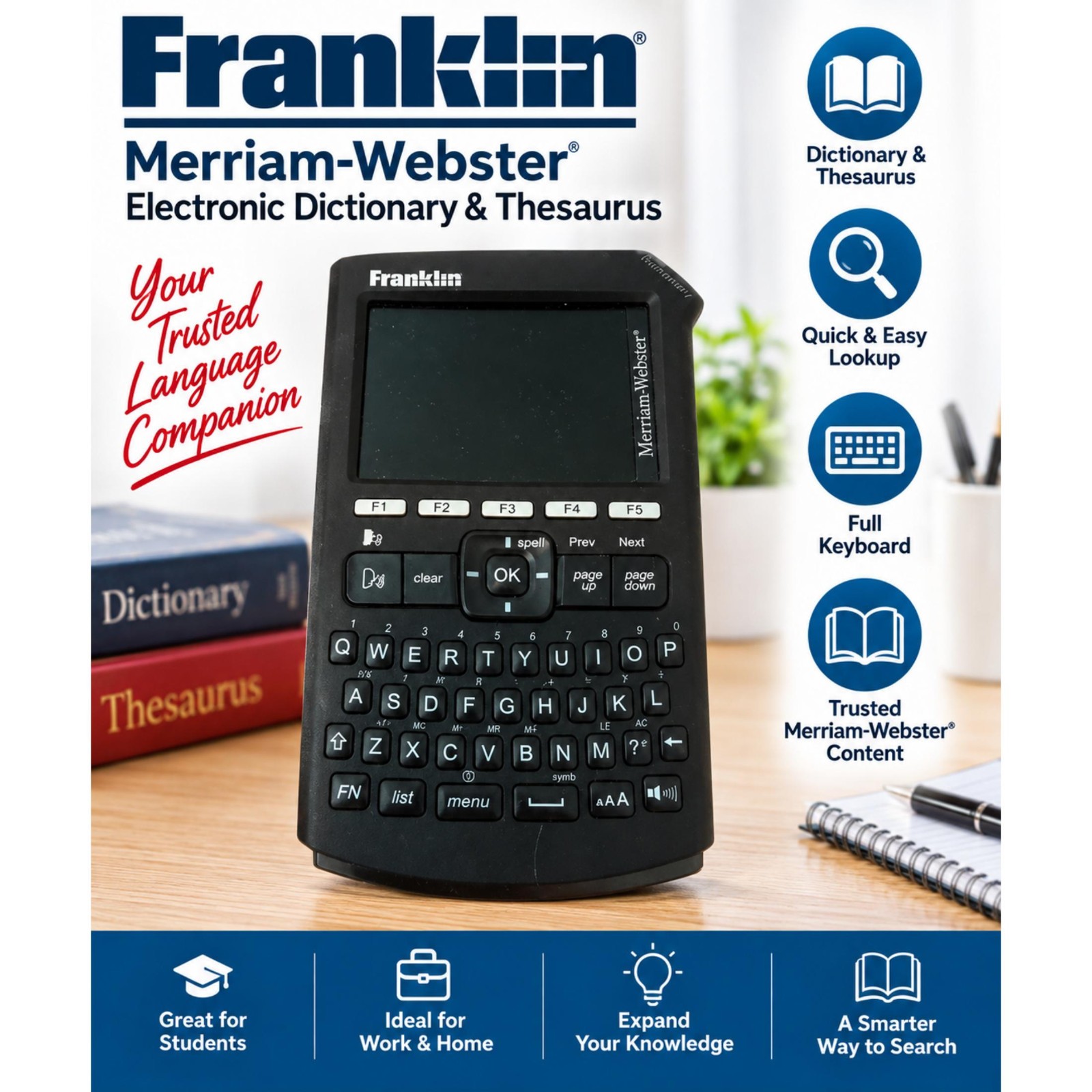 Franklin Merriam-Webster Electronic Dictionary Franklin Merriam-Webster Electronic Dictionary