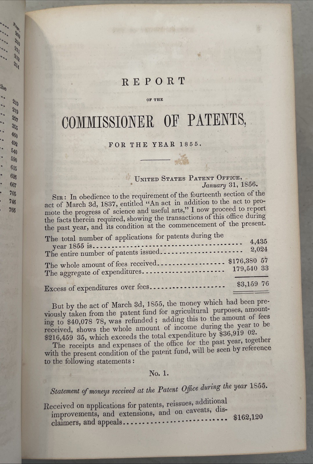 1855 Report of Commissioner Patents Government Document Inventions Engineering + 1855 Report of Commissioner Patents Government Document Inventions Engineering +