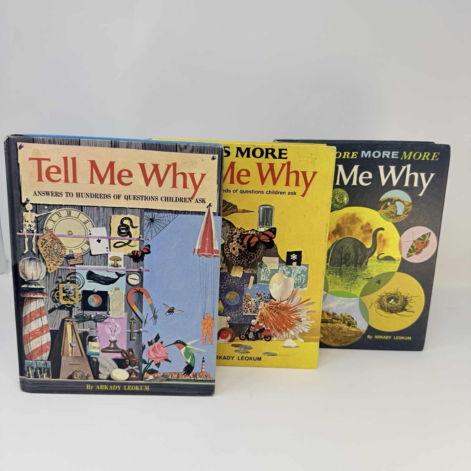 Vintage Tell Me Why Books Lot of 3 by Arkady Leokum Grosset Dunlap 1967-1977 HC Vintage Tell Me Why Books Lot of 3 by Arkady Leokum Grosset Dunlap 1967-1977 HC