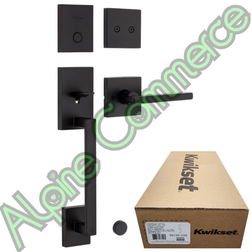 *1-Set* Kwikset San Clemente HS Halifax Dummy Handset Matte Black 98190-028 *1-Set* Kwikset San Clemente HS Halifax Dummy Handset Matte Black 98190-028