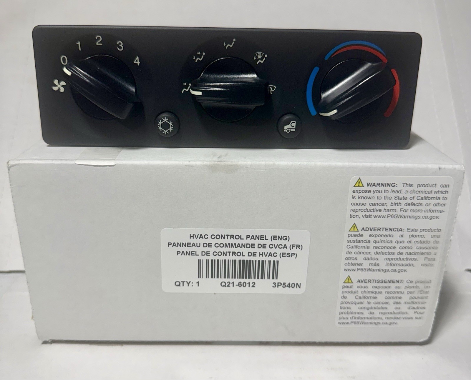 Peterbilt AC HVAC Control Unit Q21-6012 2008-2012 New In box Peterbilt AC HVAC Control Unit Q21-6012 2008-2012 New In box