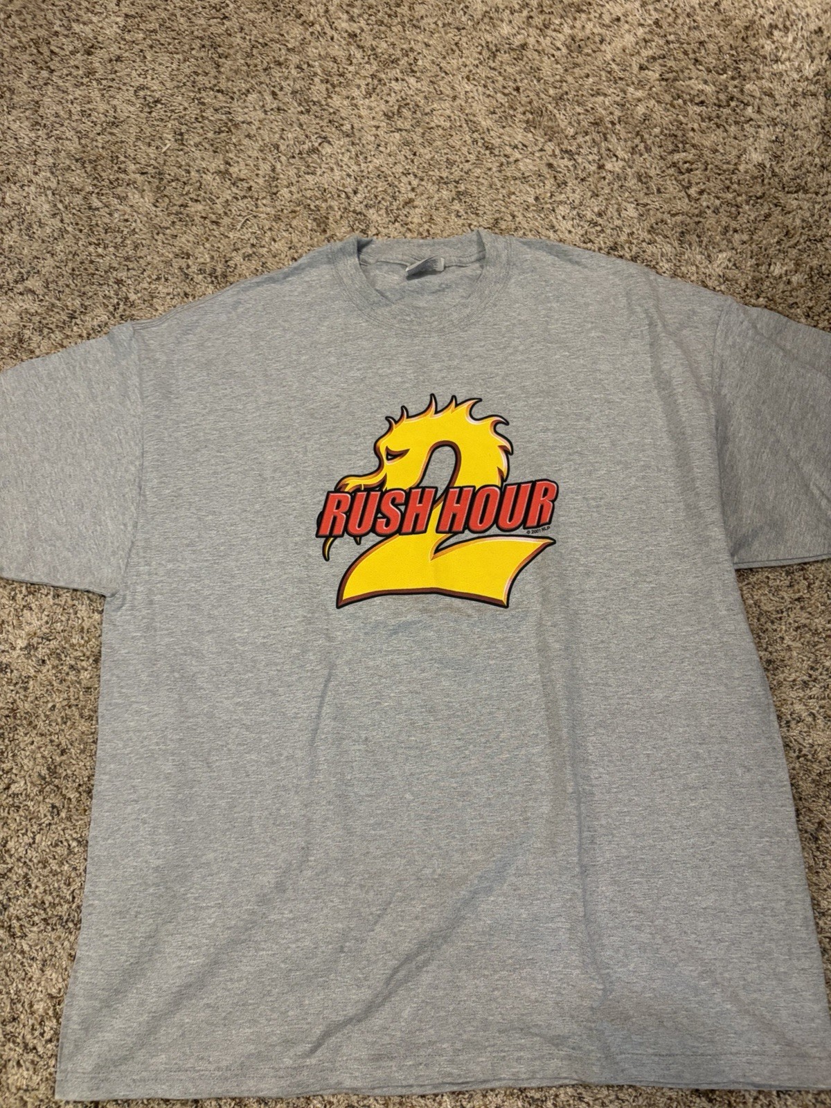 Vintage 2001 Rush Hour 2 Movie Promo T-Shirt Vintage 2001 Rush Hour 2 Movie Promo T-Shirt