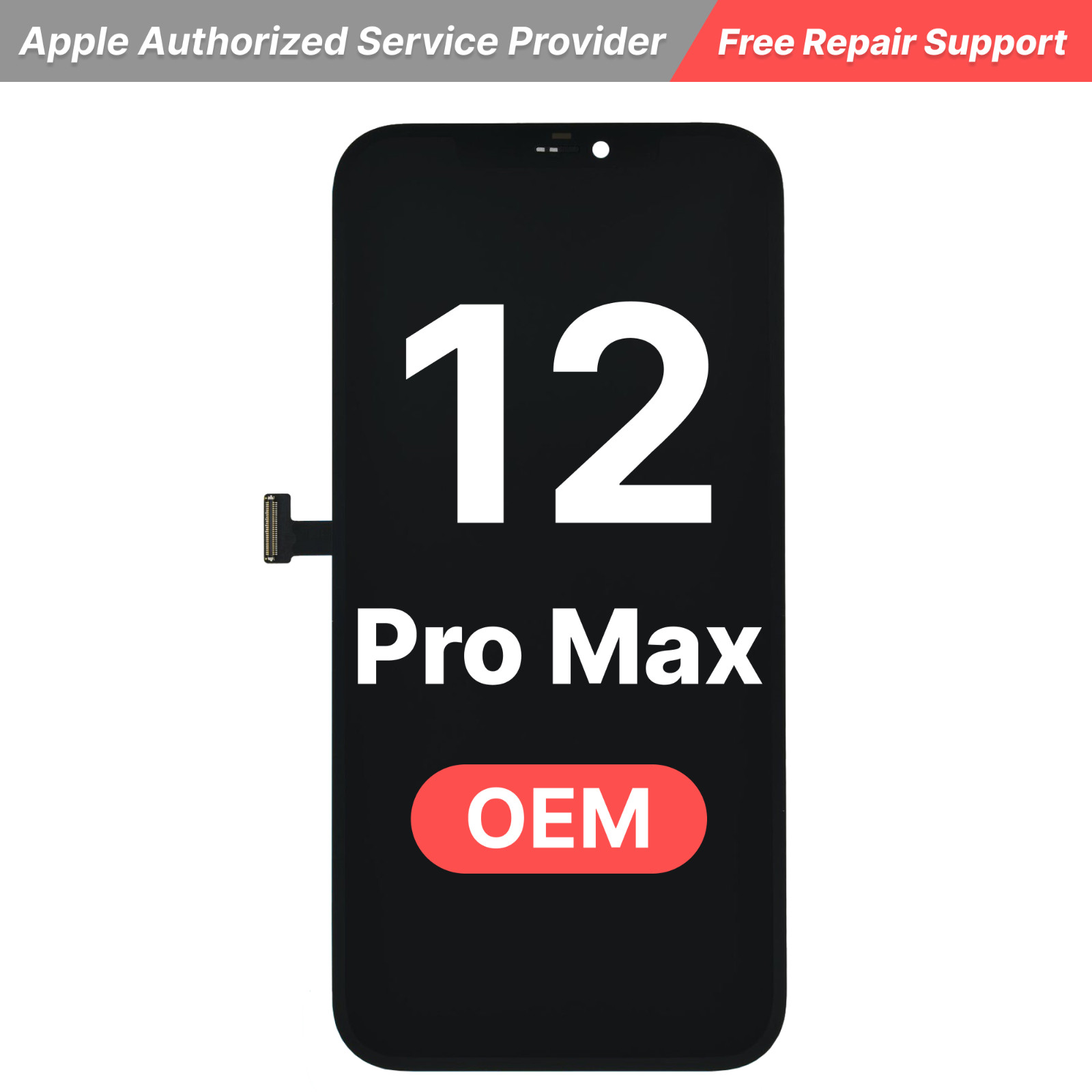 Genuine OEM Original iPhone 12 Pro Max OLED Replacement Screen Digitizer Grade A