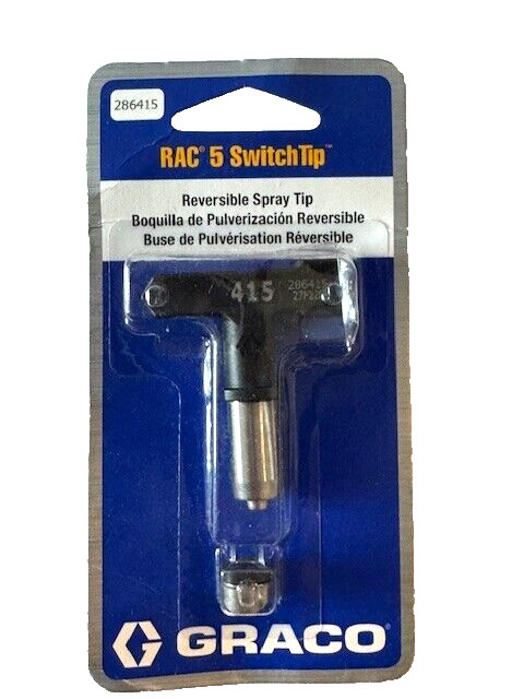 GRACO 286415 RAC 5 LTX Switch Tip 415 Airless Paint Sprayer Tip Brand New GRACO