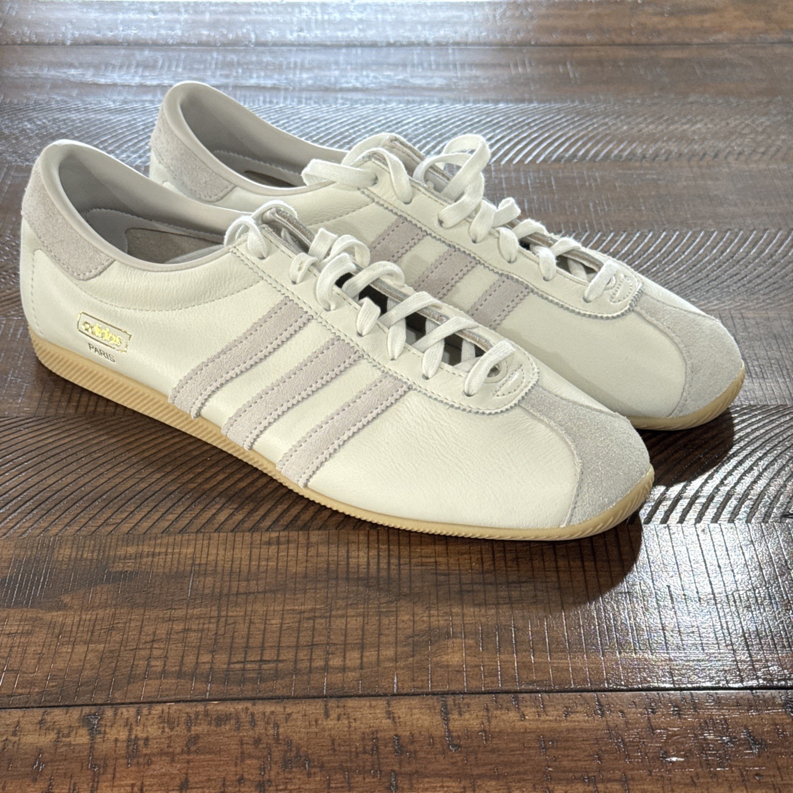adidas Originals Rekord Paris White Chalk Pearl KJ1016 Men\'s Size 10.5