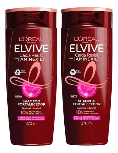 Elvive 2pk shampoo Caída Resist Aminexil 370 Ml each Elvive 2pk shampoo Caída Resist Aminexil 370 Ml each