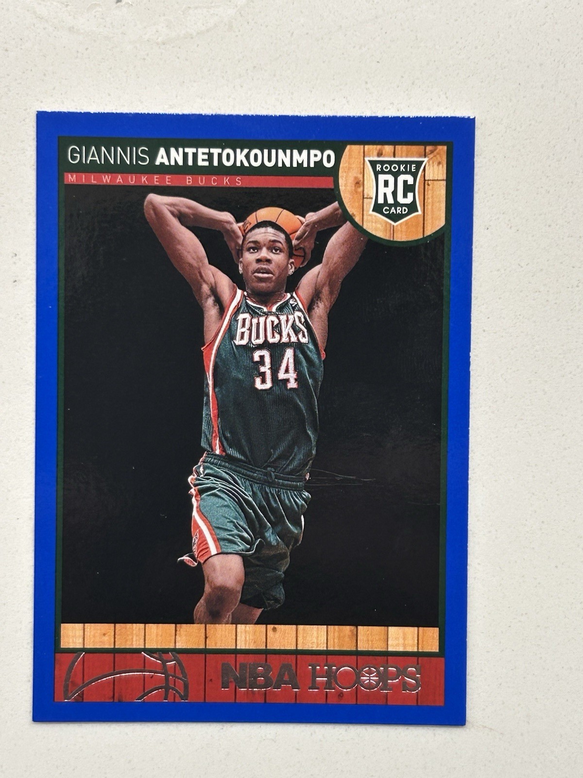 Panini 2013-14 NBA Hoops Giannis Antetokounmpo Bucks Rookie #275 Blue