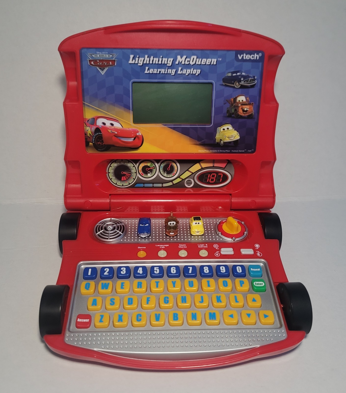 VTech - Disney | Cars | Lightning McQueen Learning Laptop | *Tested Working