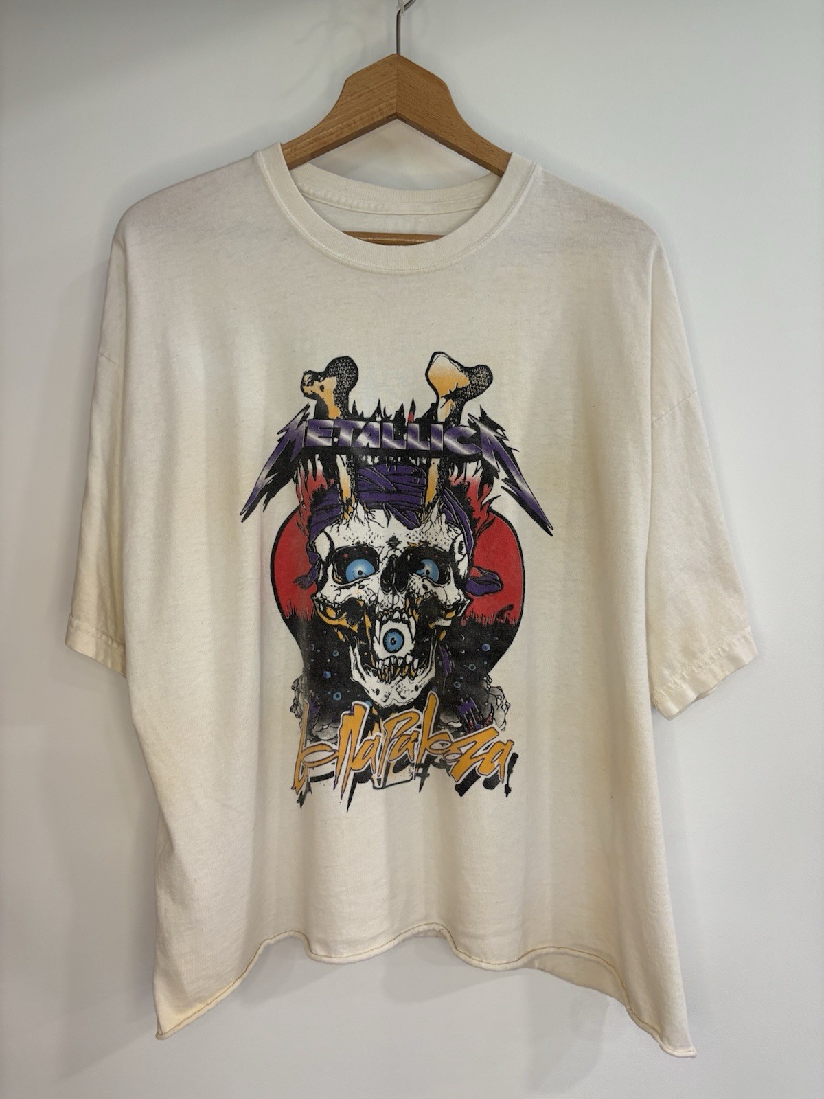 VTG 1996 Lolla Palooza Metallic Soundgarden Rancid Ramones Band Tee XL VTG 1996 Lolla Palooza Metallic Soundgarden Rancid Ramones Band Tee XL