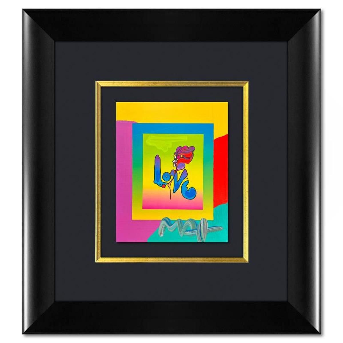 Peter Max- Original Mixed Media \
