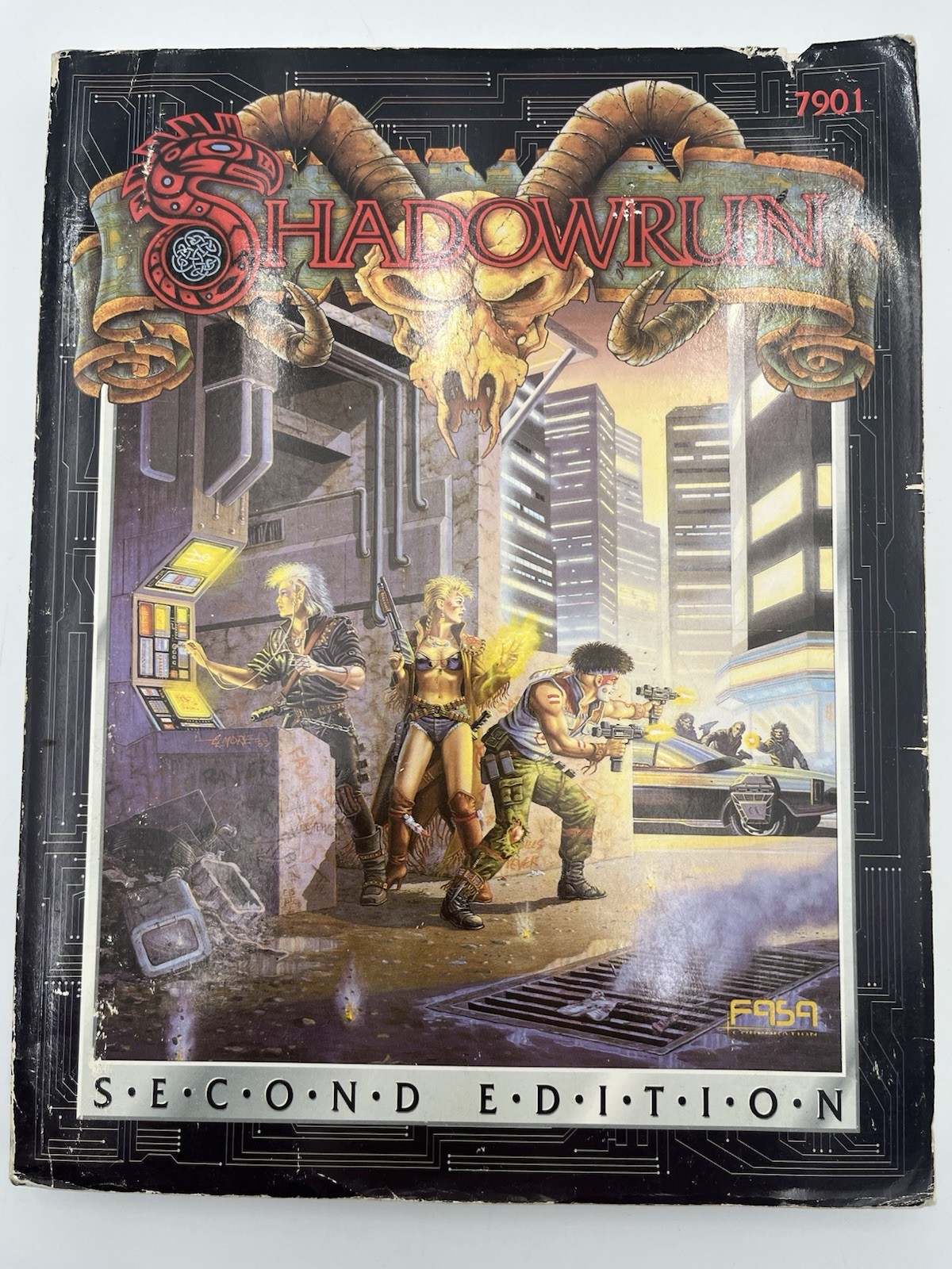 GOOD Shadowrun Second Edition Core Rulebook FASA 7901 1992 RPG Cyberpunk