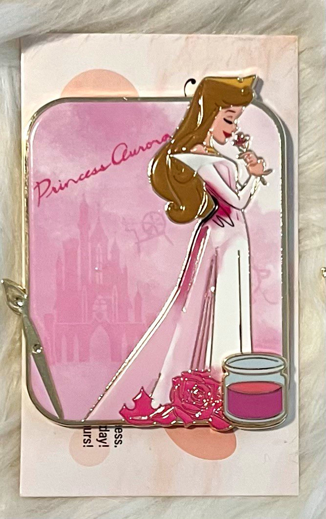 Auth Disney 2026 PALM Brushstrokes of Royalty Princess AURORA Pin - DEFECT Pin Auth Disney 2026 PALM Brushstrokes of Royalty Princess AURORA Pin - DEFECT Pin