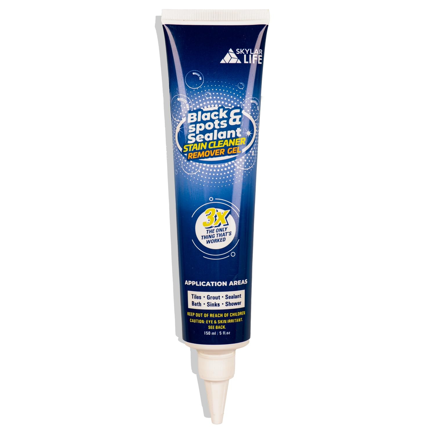 SKYLAR LIFE Grout Silicone Caulk Whitener, Black Stain 5 Fl Oz (Pack of 1)