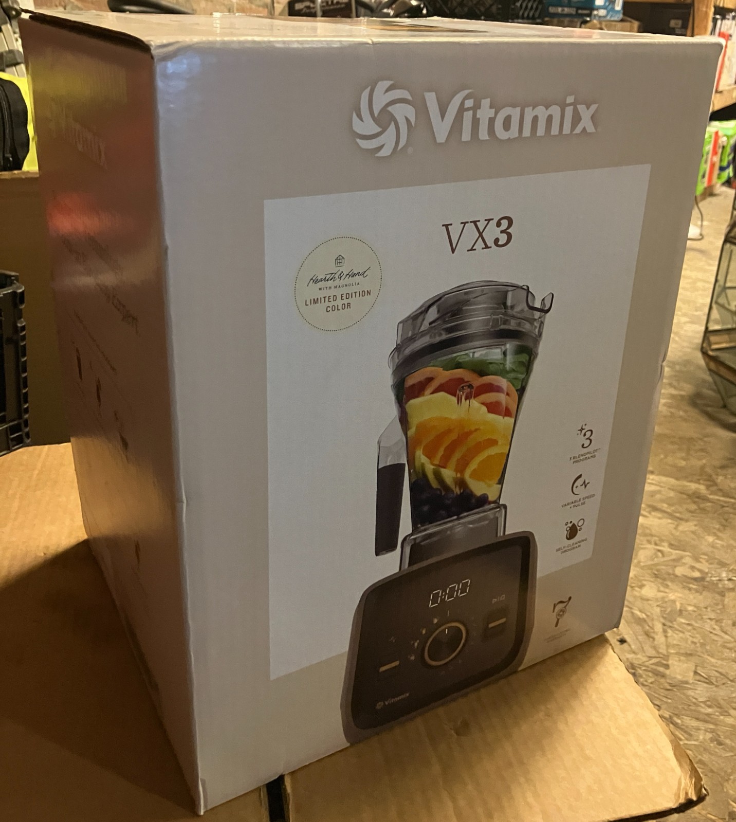 Vitamix VX3 Professional-Grade Blender, 3 Programs, Black -Brand New Sealed