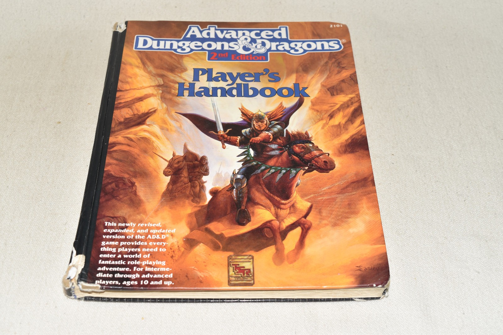 PLAYER\'S HANDBOOK Advanced Dungeons Dragons AD&D 2nd Edition #2101 HC TSR Realms PLAYER\'S HANDBOOK Advanced Dungeons Dragons AD&D 2nd Edition #2101 HC TSR Realms