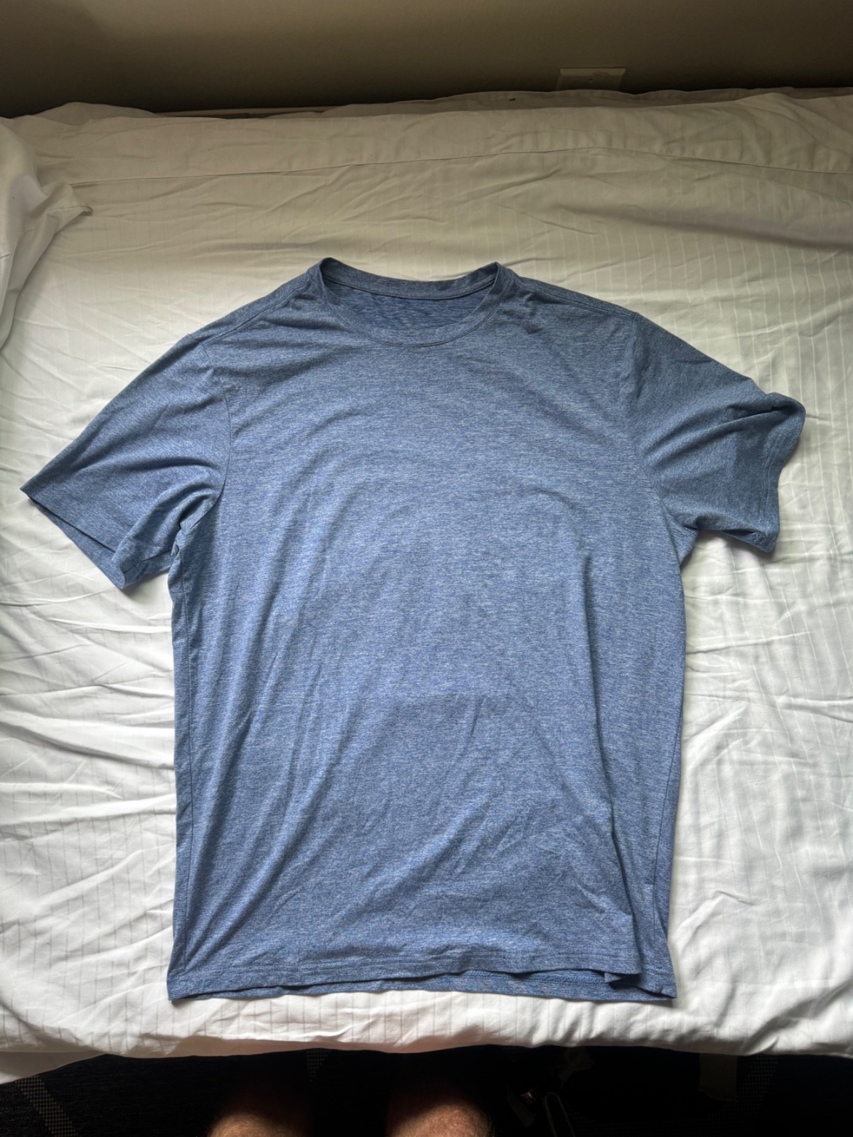 01 Algo Performance Shirt Men\'s Large Blue Quick Dry Moisture Wicking Anti Odor 01 Algo Performance Shirt Men\'s Large Blue Quick Dry Moisture Wicking Anti Odor