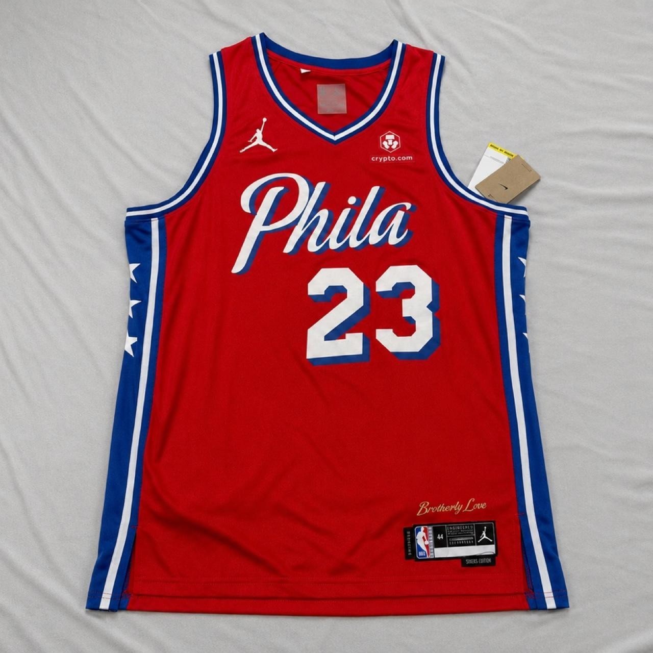 2026 LeBron James #23 Philadelphia 76ers Red Jersey – Size Medium (44) 2026 LeBron James #23 Philadelphia 76ers Red Jersey – Size Medium (44)