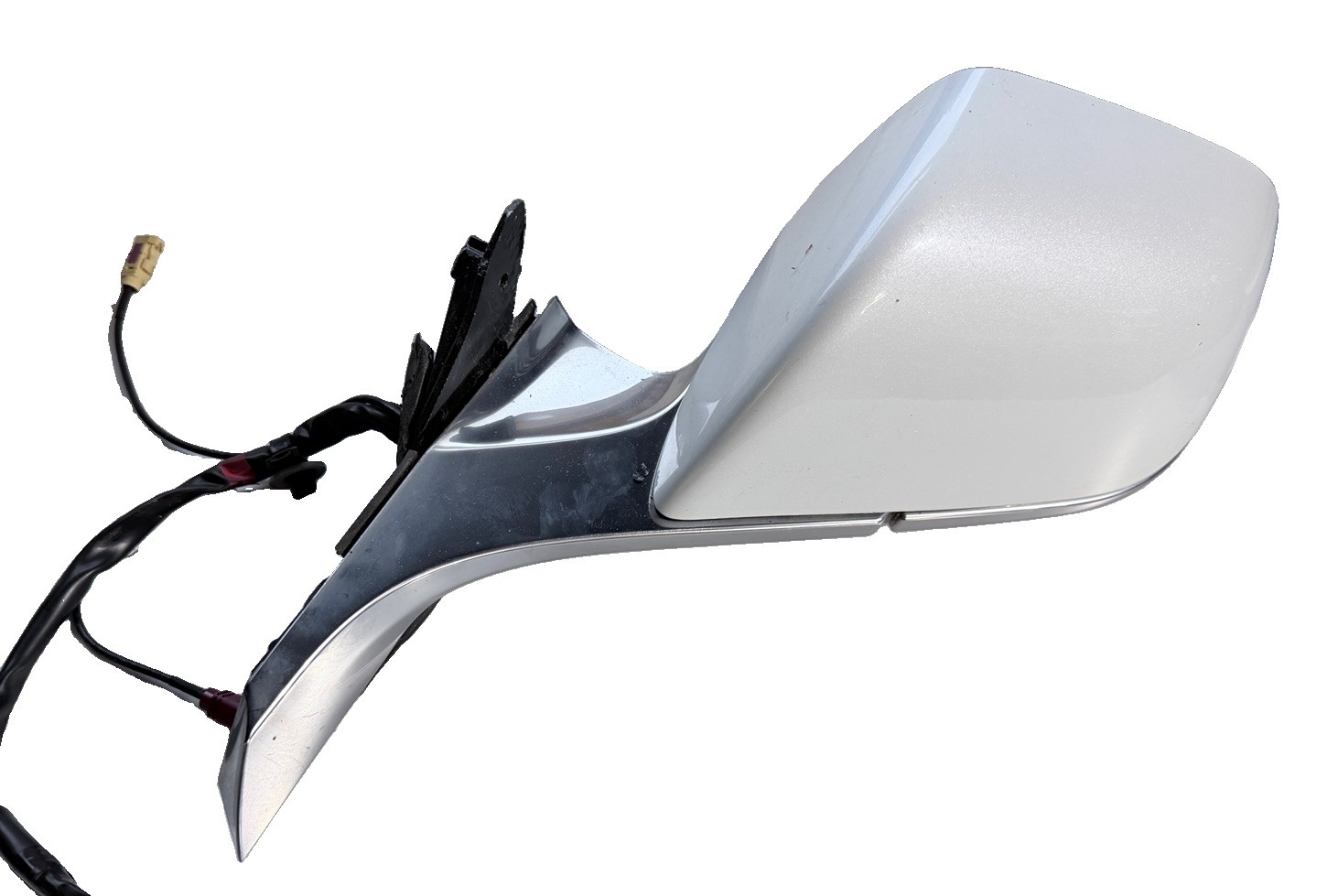 2017-2022 Tesla Model 3 Left Driver Side View Mirror White 1414 OEM 2017-2022 Tesla Model 3 Left Driver Side View Mirror White 1414 OEM
